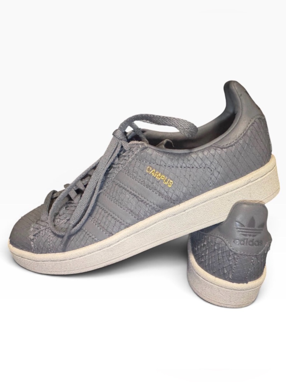 Adidas Campus Shoes Sneakers - textured snake skin effect